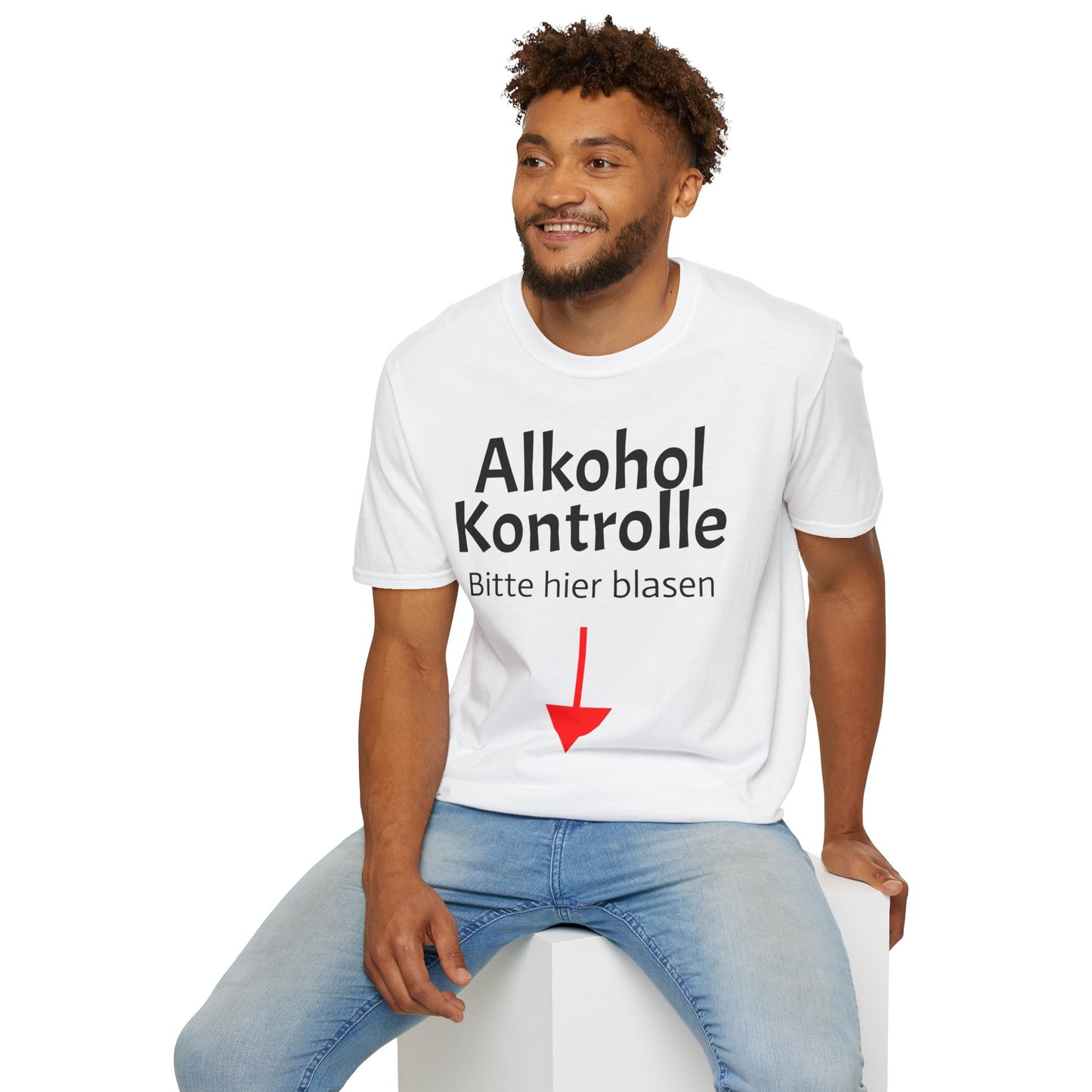 Alkohol Kontrolle (Unisex Softstyle T-Shirt)