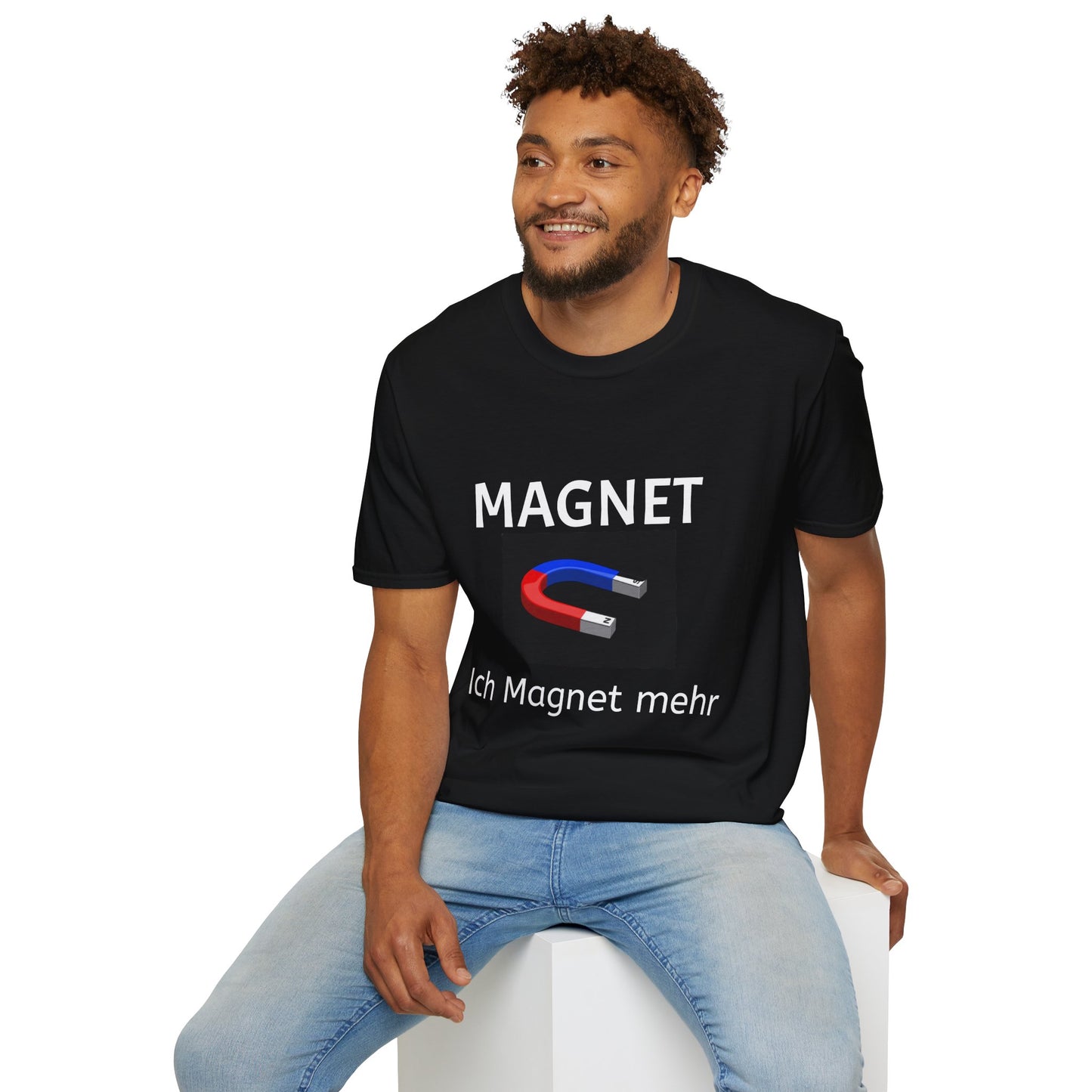 Ich Magnet mehr (Unisex Softstyle T-Shirt)