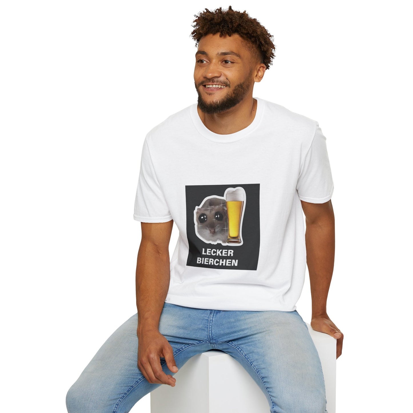 Lecker Bierchen (Unisex Softstyle T-Shirt)
