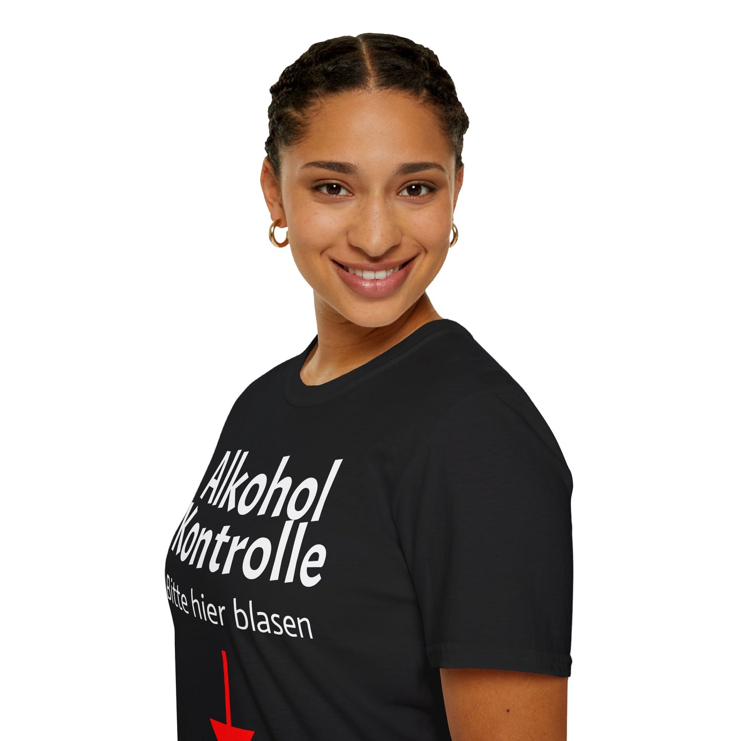 Alkohol Kontrolle (Unisex Softstyle T-Shirt)