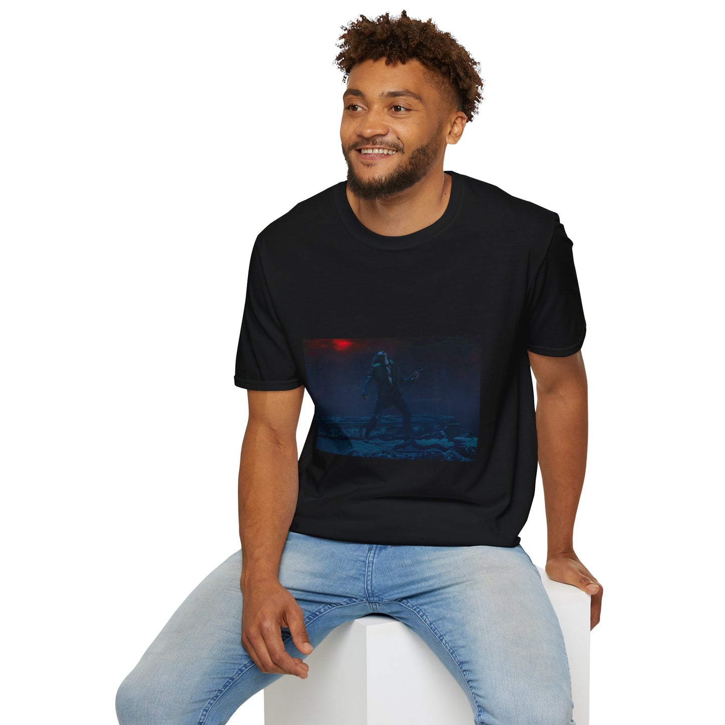 Eddie Stranger Things (Unisex Softstyle T-Shirt)