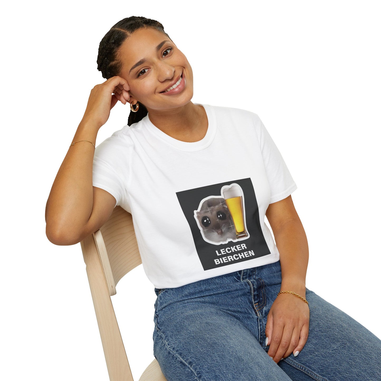 Lecker Bierchen (Unisex Softstyle T-Shirt)