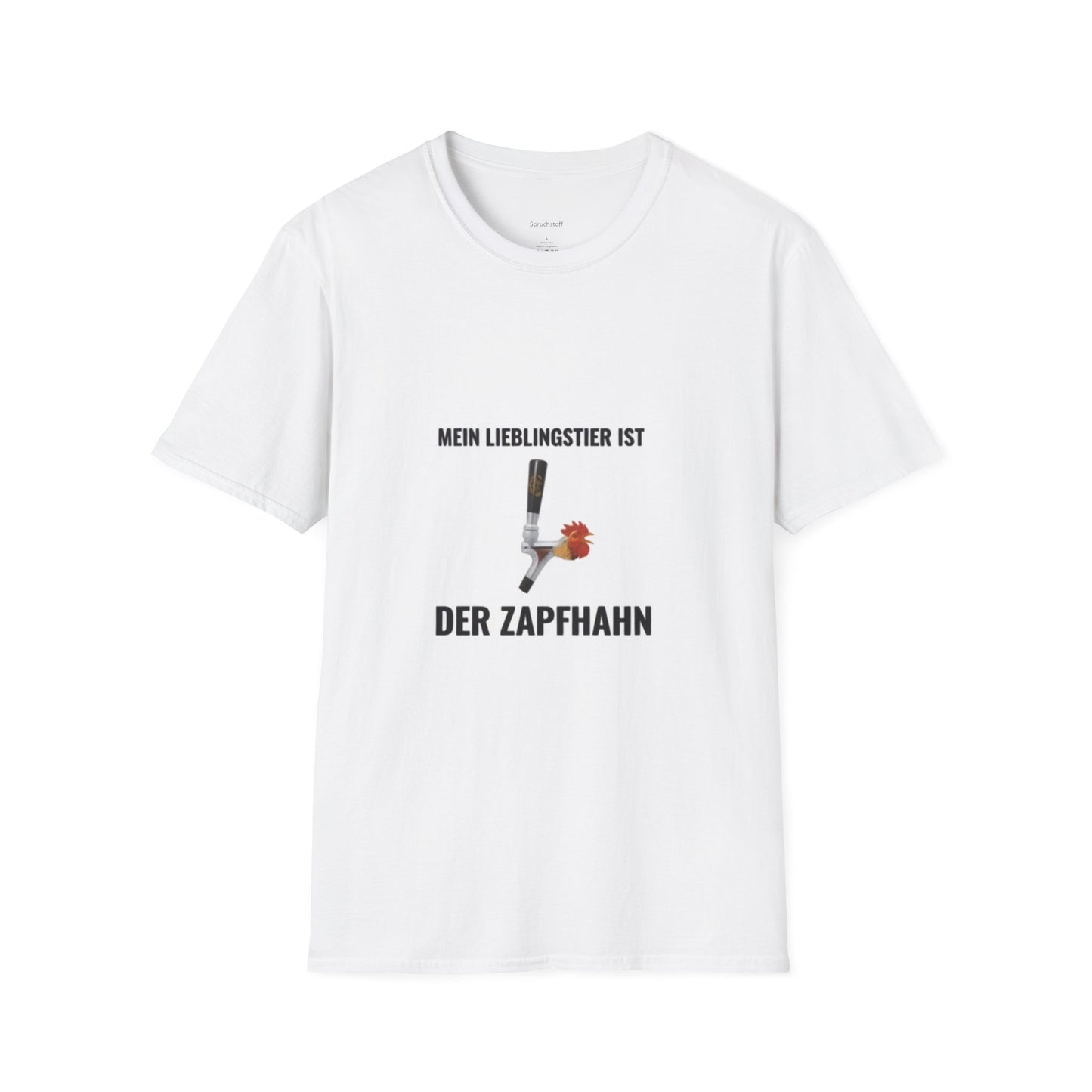 Lieblingstier Zapfhahn (Unisex Softstyle T-Shirt)